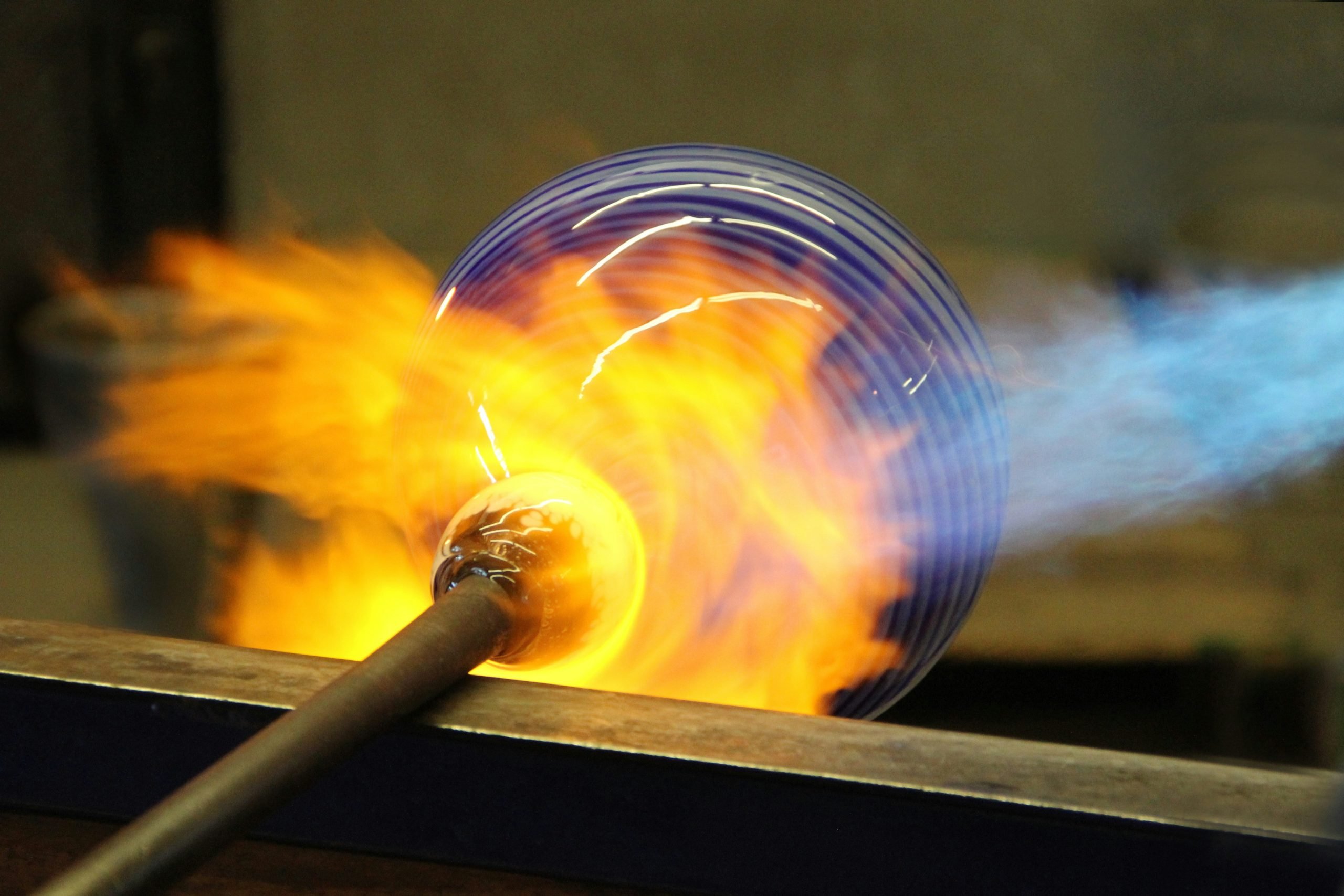 Glass blowing