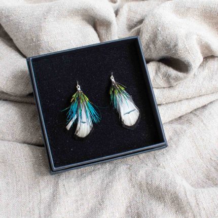 Lady Amhurst Pheasant & Peacock Earrings