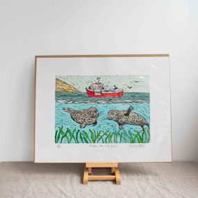 Below The Surface Limited Edition Woodblock Print