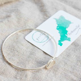 Seaglass Bangle (White – Porthminster)