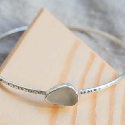 Seaglass Bangle (White - Porthminster) - Image 2