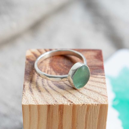 Seaglass Ring (Aqua Blue - St Mawes) - Image 2