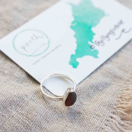 Seaglass Ring (Orange - Gyllyngvase)