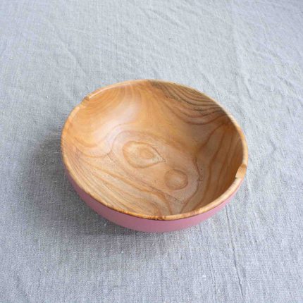 #1161 Ash Noodle Bowl in Dusty Pink - Image 3