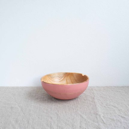 #1161 Ash Noodle Bowl in Dusty Pink - Image 2