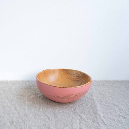 #1161 Ash Noodle Bowl in Dusty Pink - Image 4