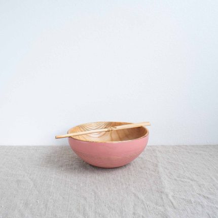 #1161 Ash Noodle Bowl in Dusty Pink