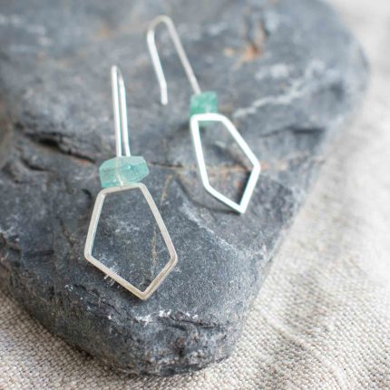 Apatite Drop Earrings - Image 2