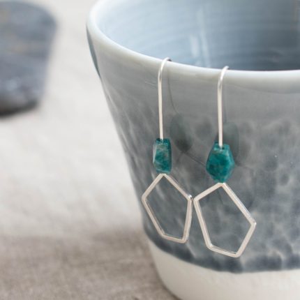 Apatite Drop Earrings - Image 4