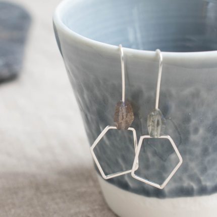 Labradorite Drop Earrings - Image 3