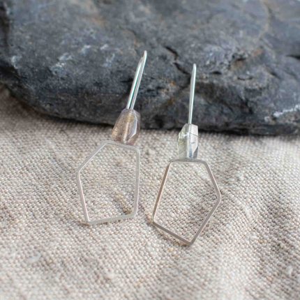 Labradorite Drop Earrings - Image 2