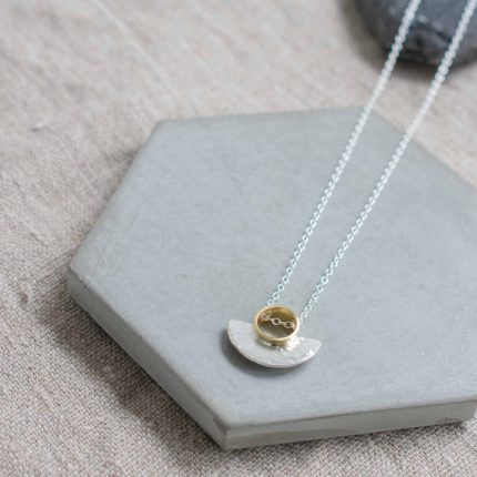 Silver & Brass Eos Pendant - Image 2