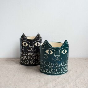Cat Plant Pot