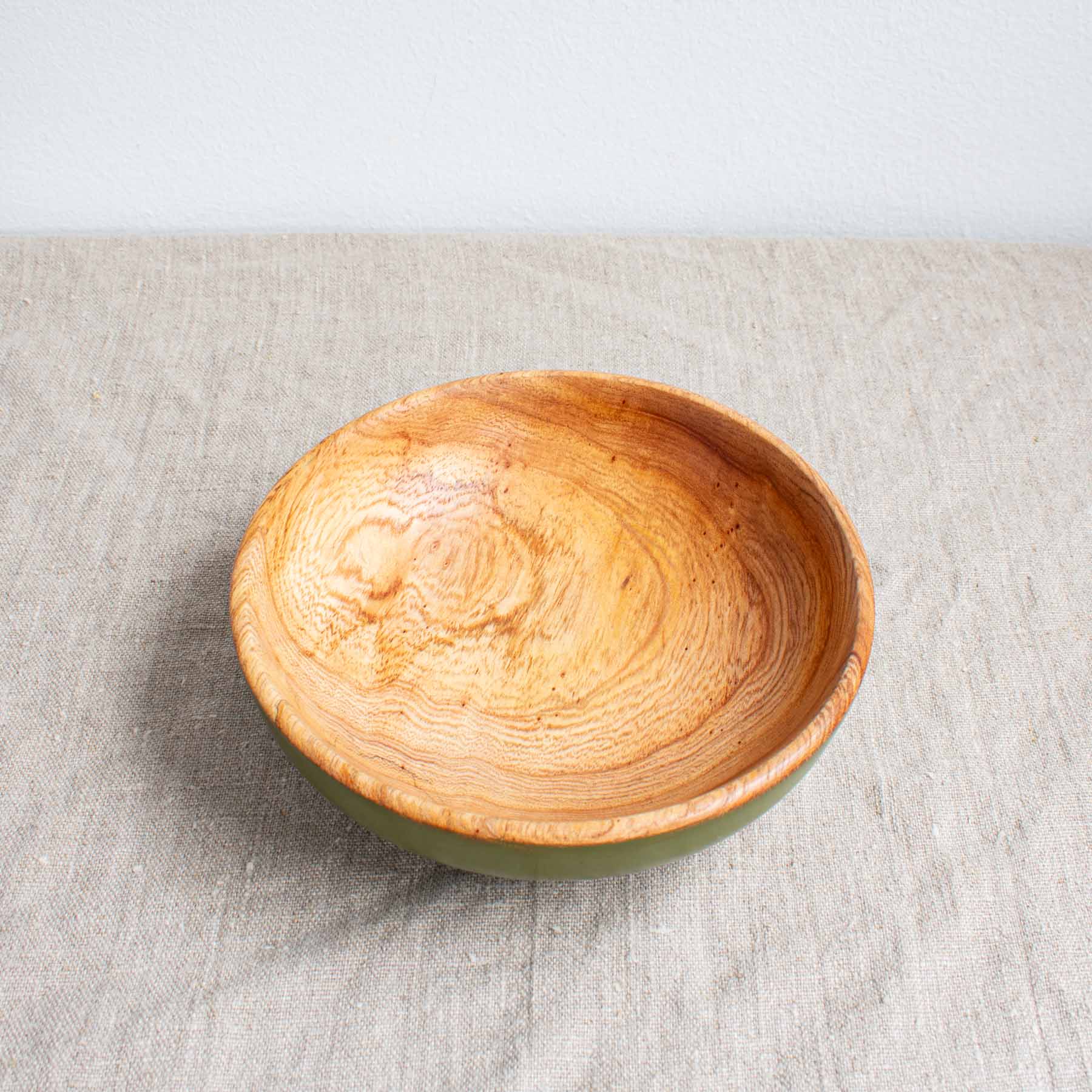 #1319 Cornish Elm Bowl in Green - Image 2