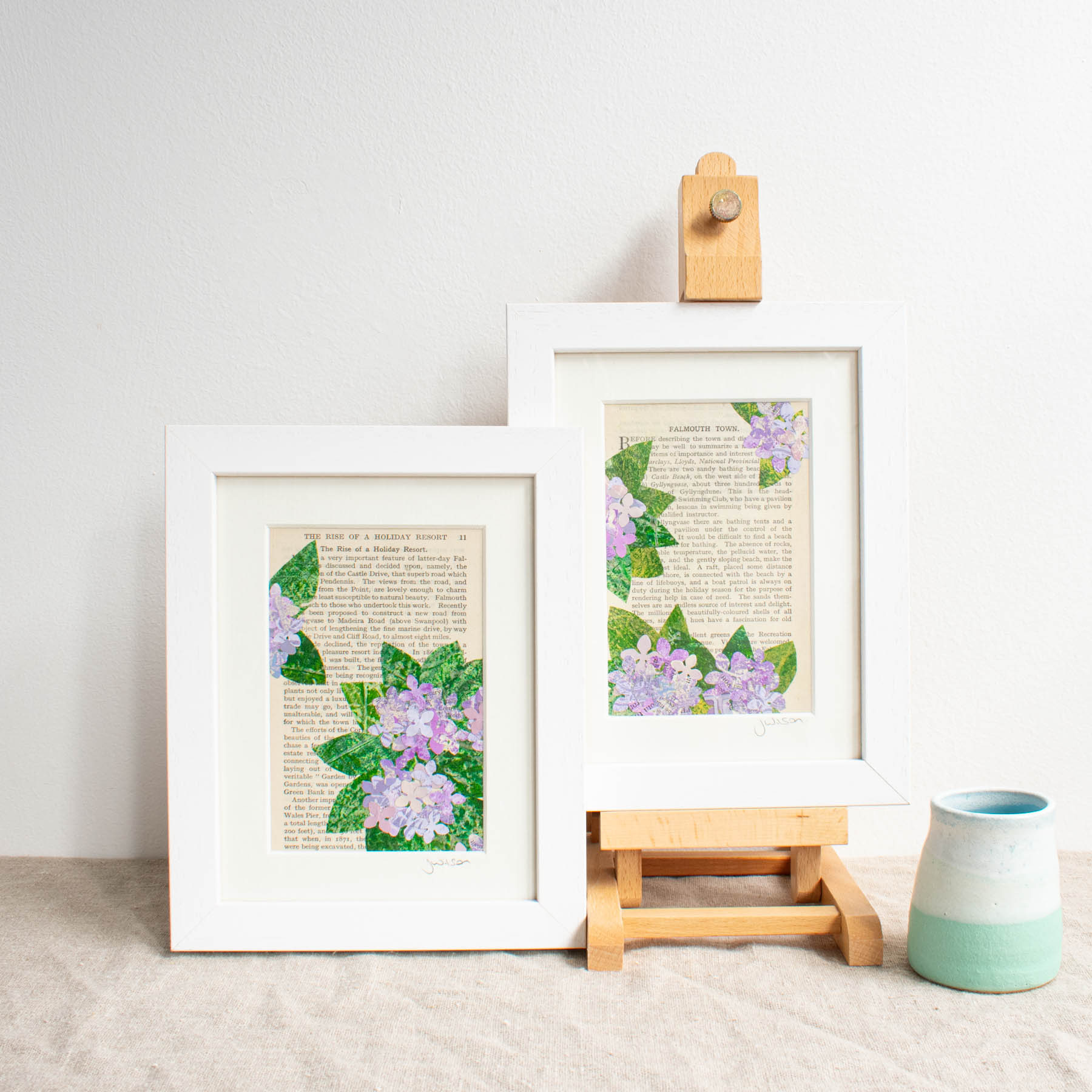 Falmouth Town Original Collage - Image 3