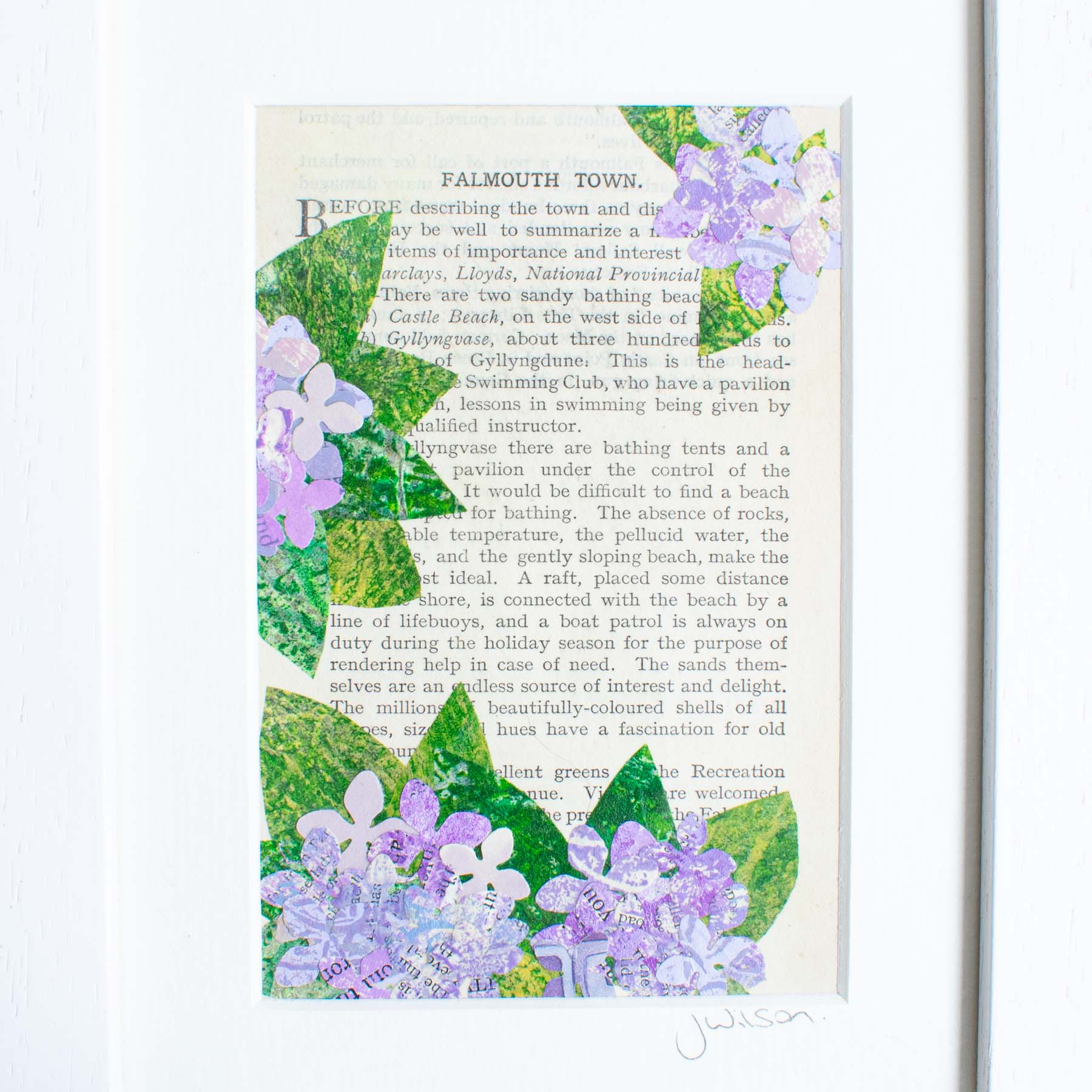 Falmouth Town Original Collage - Image 2