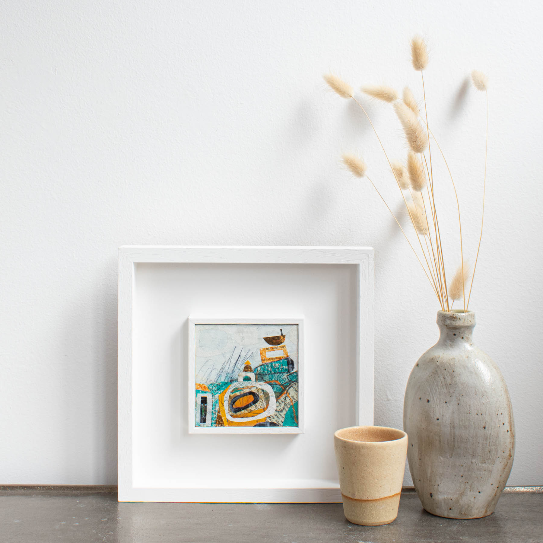 The Wind Blows Original Mixed Media & Collage