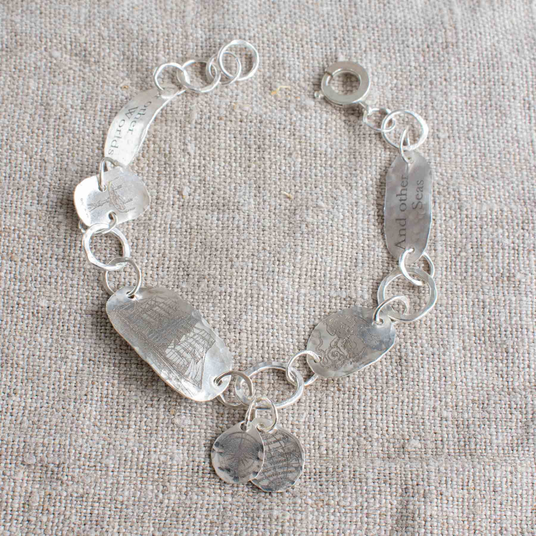 "Far Other Worlds" Link Bracelet - Image 6