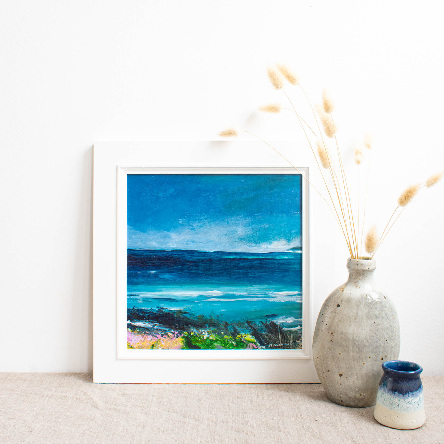 seascape in cornwall