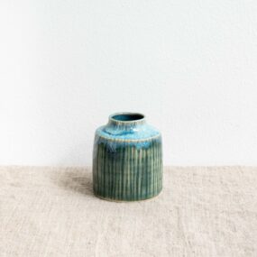 Blue Stripe Vase