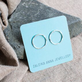 Silver Twisted Studs