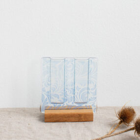 Printed Square Stem Vase