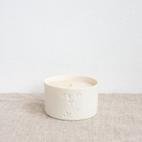 Trefoil Porcelain Candle Pot