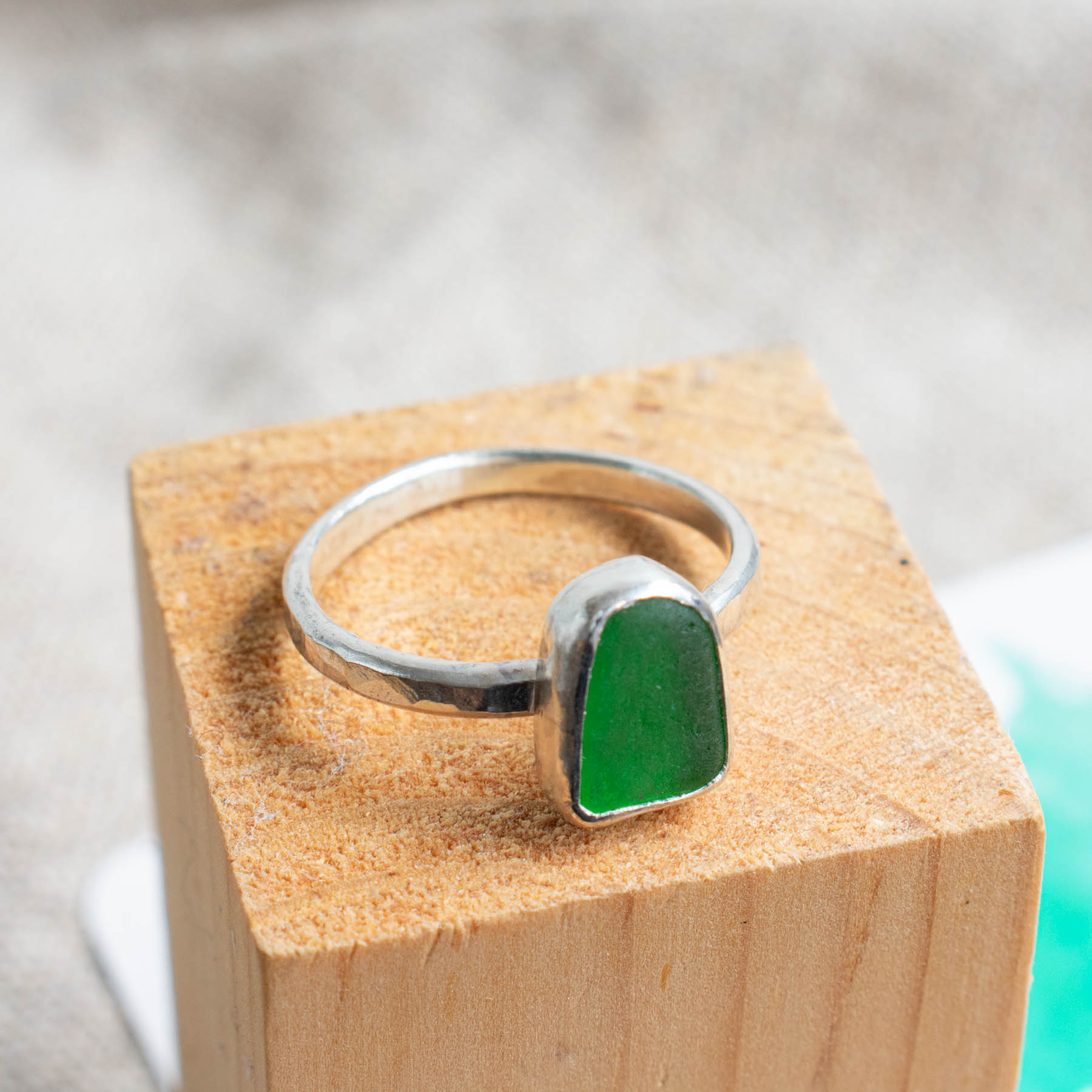 Seaglass Ring (Green - Lelant) - Image 2