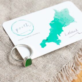Seaglass Ring (Green – Lelant)