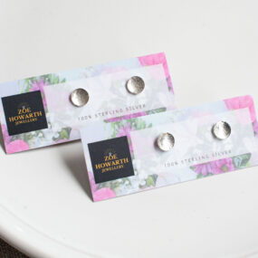 Round Silver Domed Studs