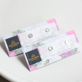 Round Silver Small Studs