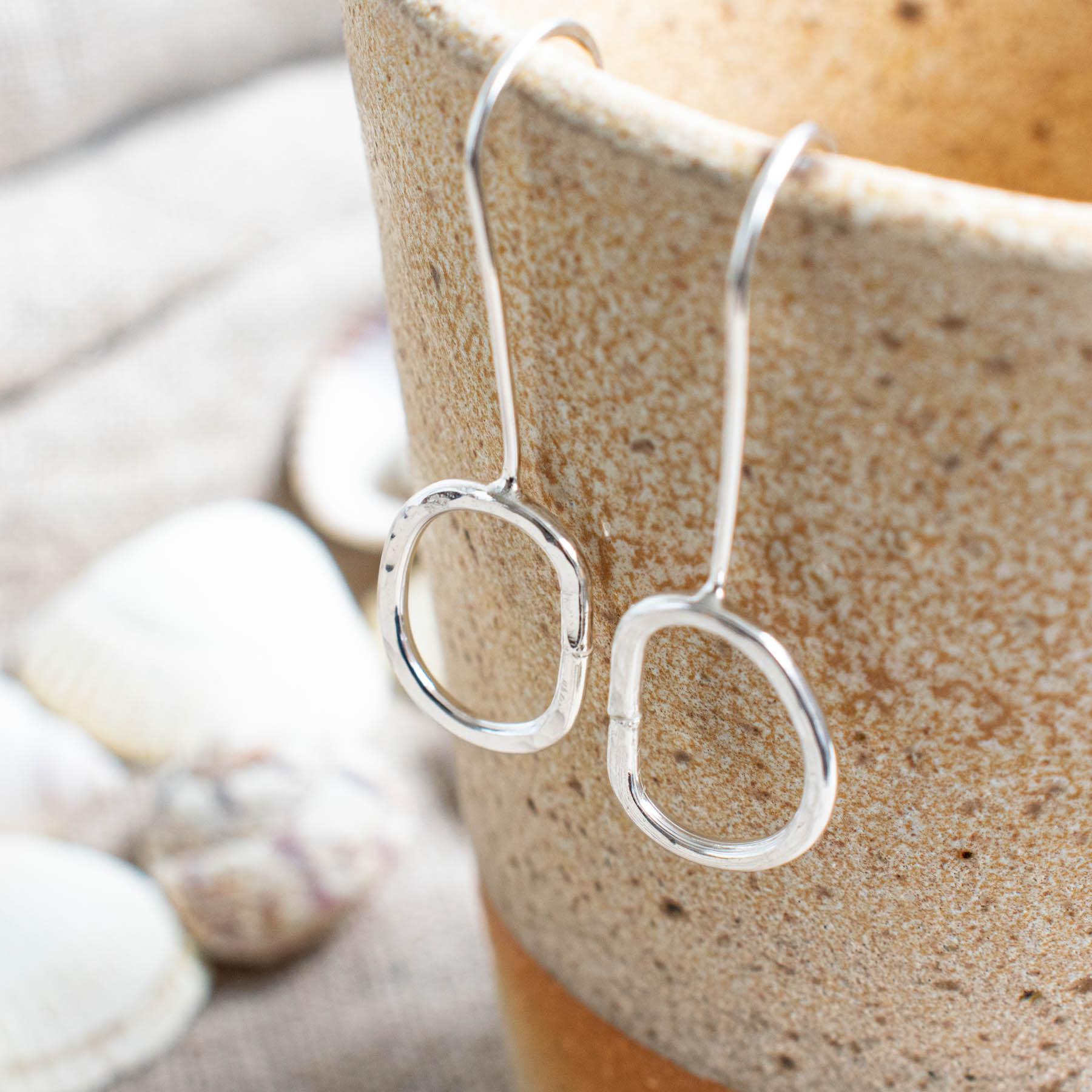 Pebble Drop Earrings - Image 2