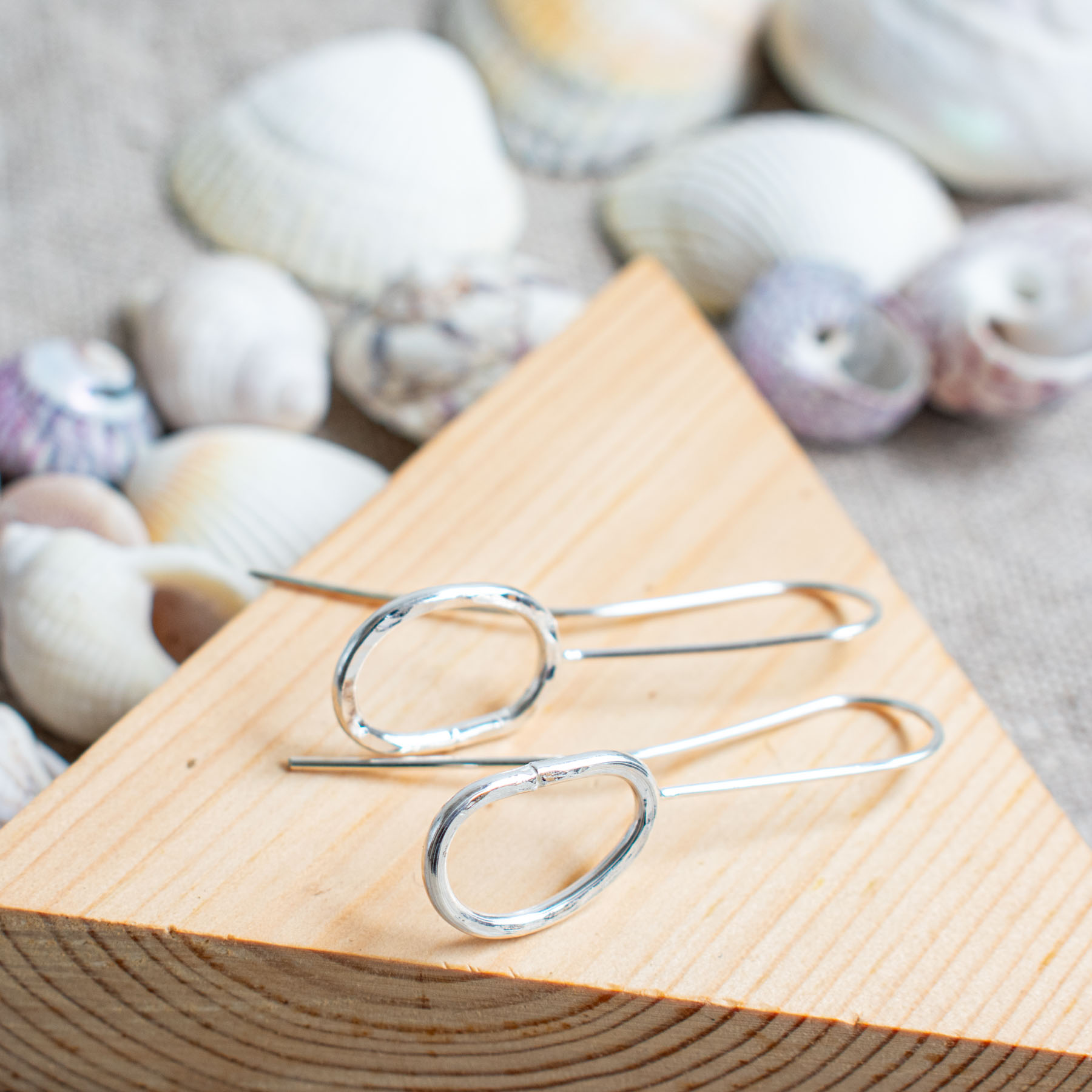 Pebble Drop Earrings - Image 4